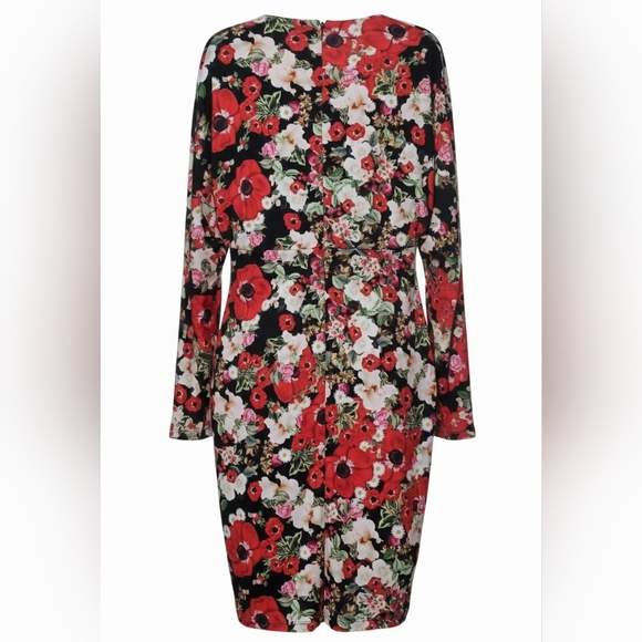 New Neiman Marcus Floral Sheath Dress - Picture 3 of 4